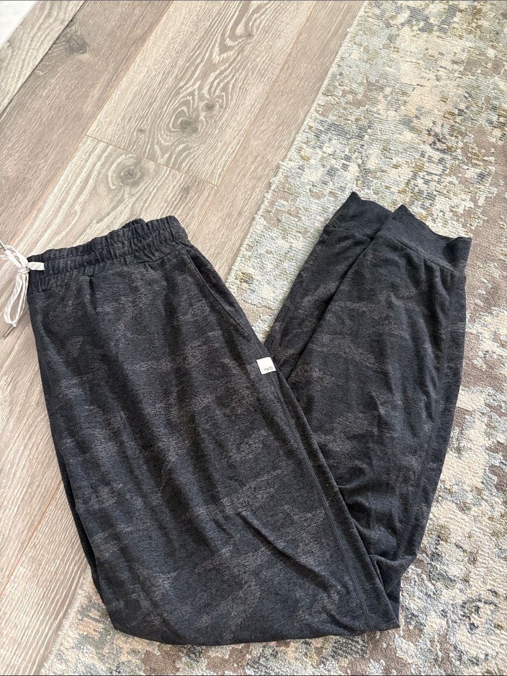 Vuori Black Charcoal Camo Jogger Pants - Picture 1 of 3